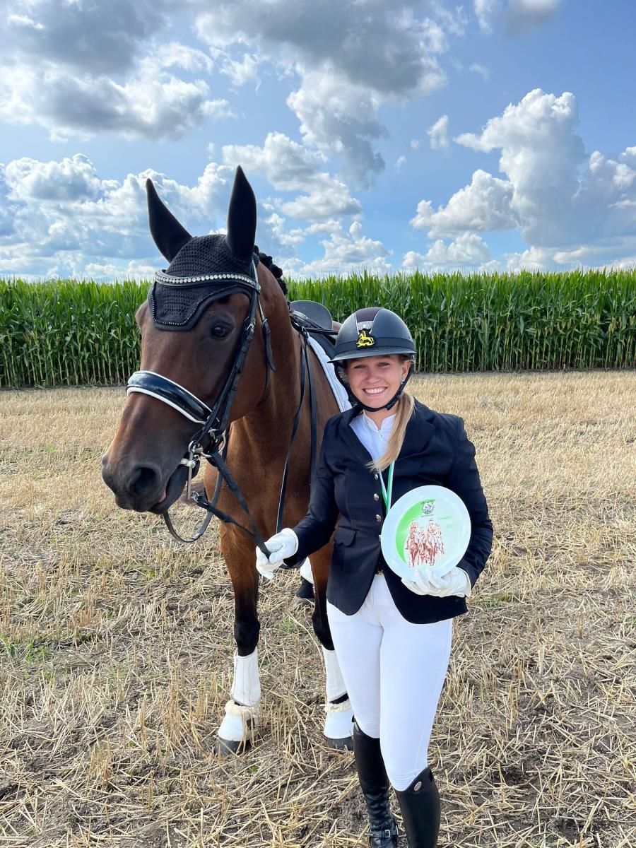 Tallentvolle dressuurmerrie Ginger (Silvano X Rous