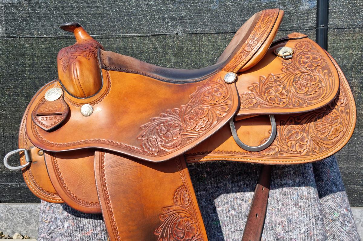 Prachtig Rocking R westernzadel - 16 inch