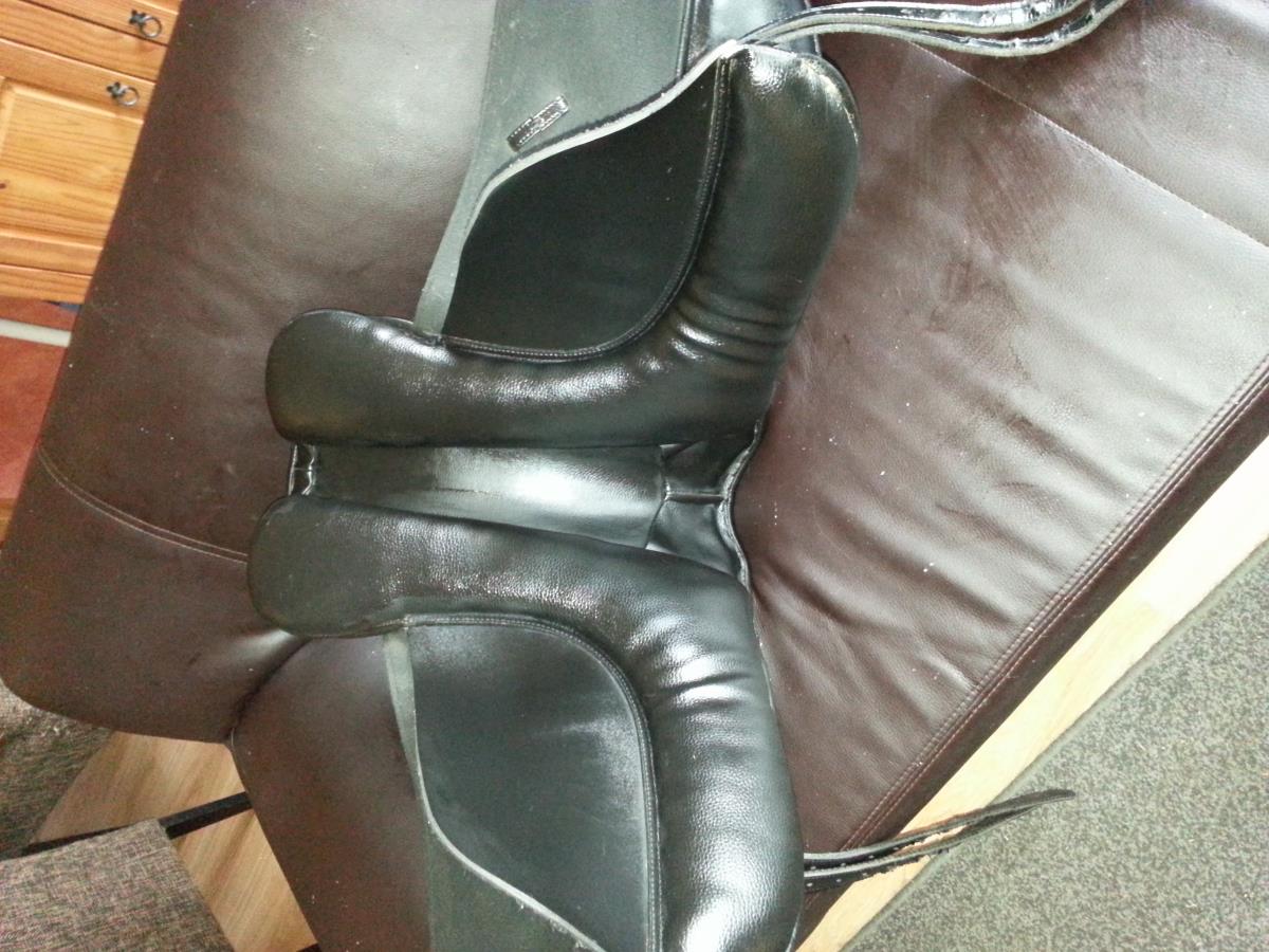 2xdressuur zadel 1 premiere 1 star 17.5 inch mboom