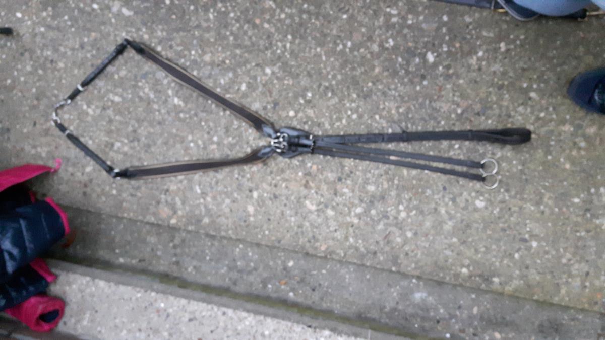 Zadel singel hoofdsel en borsttuig