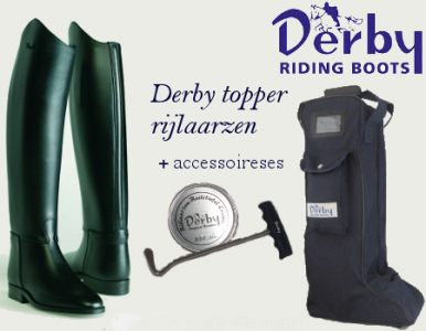 Derby Rijlaarzen Topper van € 360,- voor 169,95!