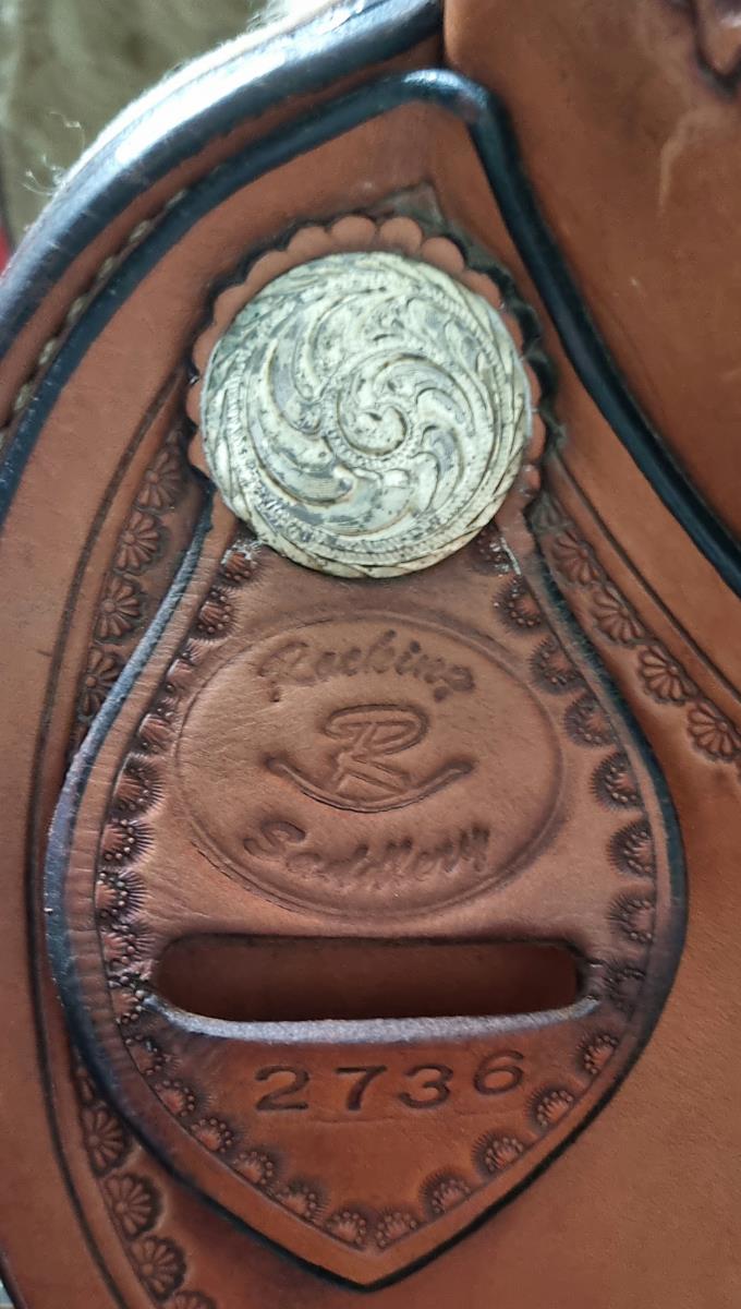 Prachtig Rocking R westernzadel - 16 inch