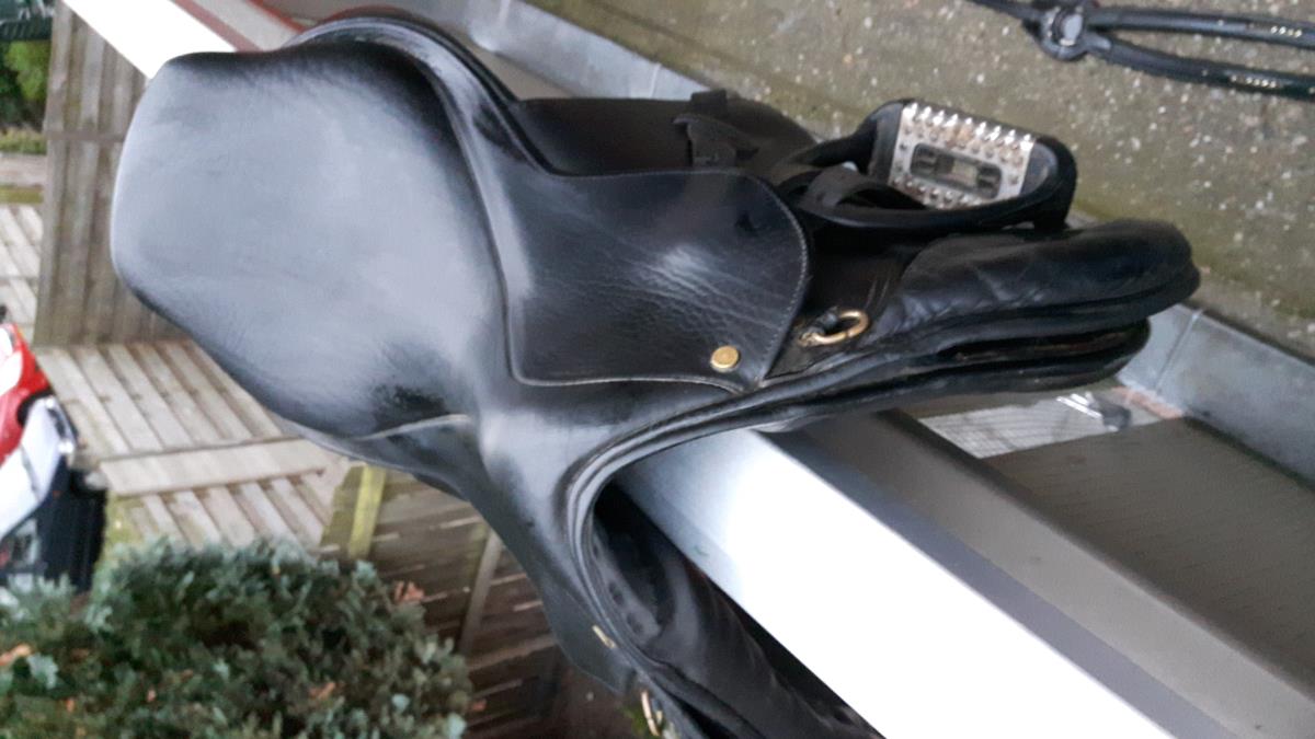 Zadel singel hoofdsel en borsttuig