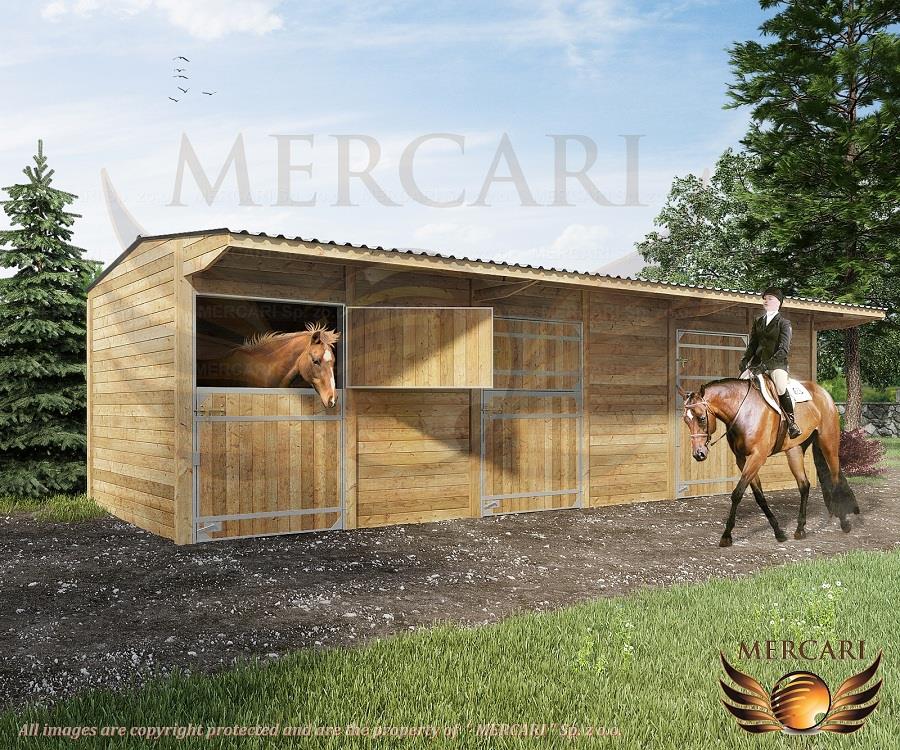 Paardenboxen, Binnenboxen, Buitenstallen