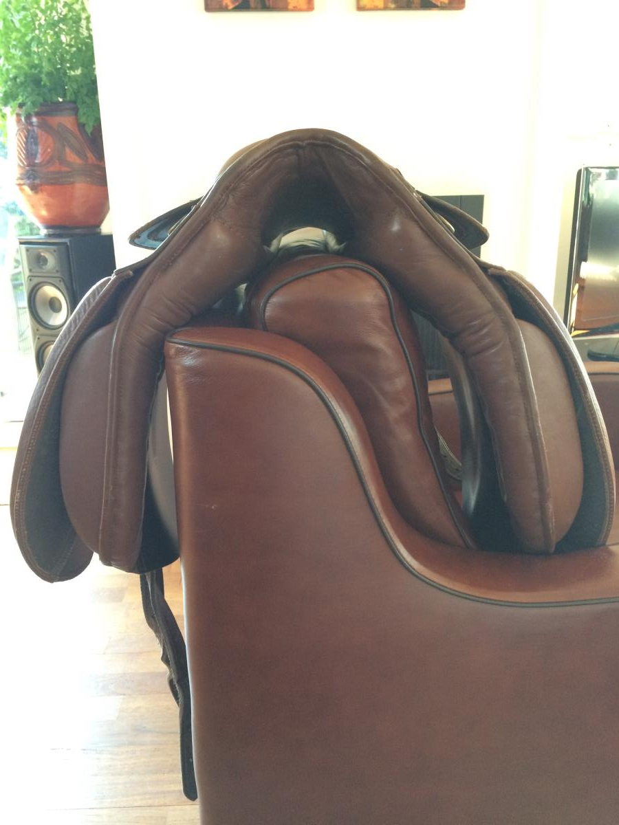 Kieffer veelzijdigheidszadel ,bruin dressuurzadel