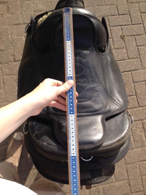 Boomloos zadel 17 inch maat 2